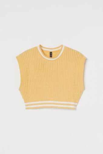 H&M Gestricktes cropped shirt Angebot
