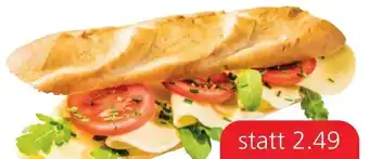 Spar Spar Enjoy Halbbaguette Mit Tomate & Mozzarella Angebot