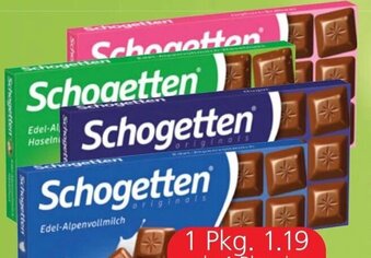 Spar Schogetten 100g Angebot