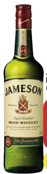 Spar Jameson Irish Whiskey 0.7 Liter Angebot