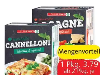 Spar Despar Cannelloni Oder Lsagne 600-700g Angebot