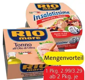 Spar Rio Mare Thunfisch Per Pasta Insalatissime Angebot