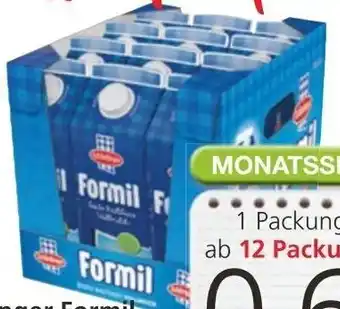 Spar Schärdinger Formil Haltbare Vollmilch 1 Liter Angebot
