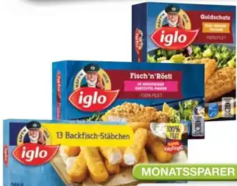 Spar Iglo Fischstäbchen 300-450 Angebot