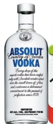 Spar Absolut Vodka 0.7 Liter Angebot