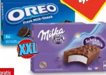 Hofer Milka/Oreo Snack Angebot