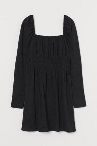H&M Kurzes kleid mit puffärmeln Angebot