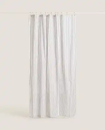 ZARA HOME Gestreifter duschvorhang Angebot
