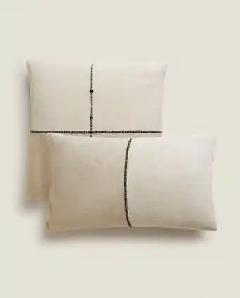 ZARA HOME Karierter kissenbezug Angebot