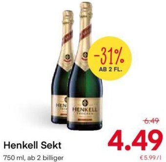 MPreis Henkell Sekt 750 ml Angebot