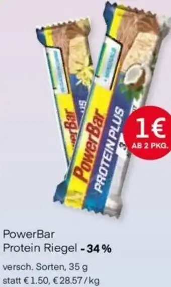 MPreis PowerBar Protein Riegel 35 g Angebot