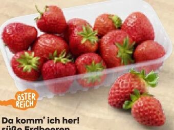 Billa Erdbeeren Angebot