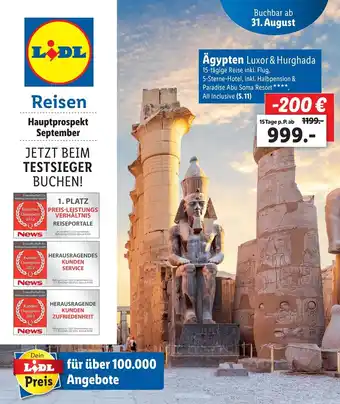 Lidl Reisen Ägypten Luxor & Hurghada Angebot
