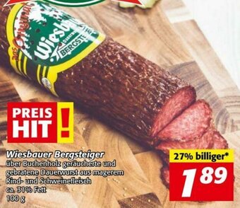 Nah&Frisch Wiesbauer Bergsteiger 100 g Angebot
