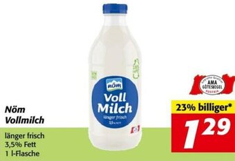 Nah&Frisch Nöm Vollmilch 1L Angebot