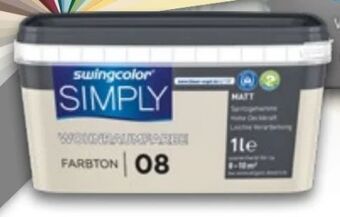 Bauhaus Wohnraumfarbe simply Angebot