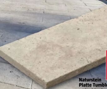 Bauhaus Naturstein platte tumbled classic Angebot