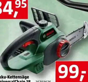 Bauhaus Akku teleskop-kettensäge universalchain pole 18 Angebot