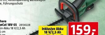 Bauhaus Akku-heckenschere universal hedge cut 18v-55 Angebot