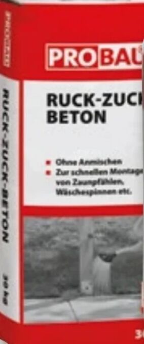 Bauhaus Ruck-zuck beton Angebot