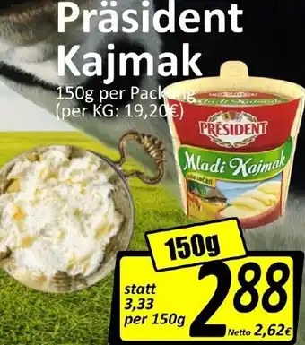 Wurstico Präsident Kajmak 150g Angebot