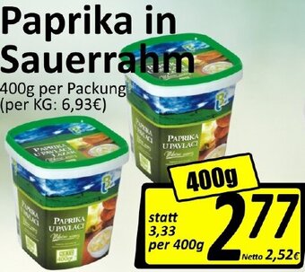 Wurstico Paprika in Sauerrahm 400g Angebot