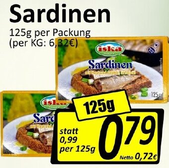 Wurstico Sardinen 125g Angebot