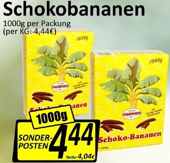Wurstico Schokobananen 1000g Angebot