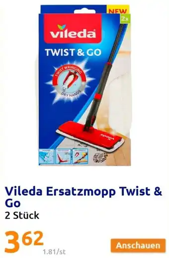 Action Vileda Ersatzmopp Twist & Go Angebot