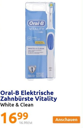 Action Oral-B Elektrische Zahnbürste Vitality White & clean Angebot