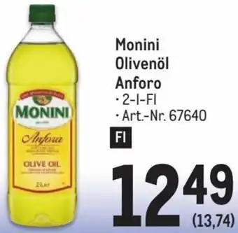 Metro Monini Olivenöl Anforo Angebot