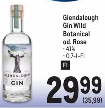 Metro Glendalough Gin Wild Botanical od. Rose 0,7l Angebot