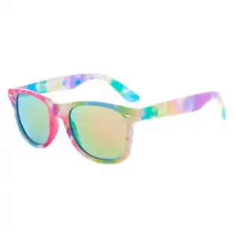 Claire's Pastel rainbow tie-dye retro sunglasses Angebot