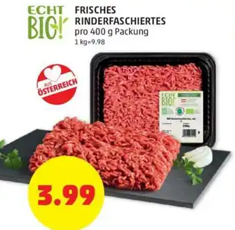 PENNY Frisches Rinderfaschiertes 400g Angebot
