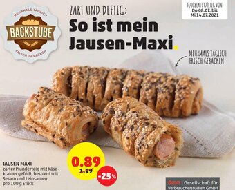 PENNY Jausen Maxi 100g Angebot