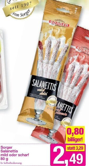 Sutterlüty Sorger Salanettis Mild Oder Scharf 80g Angebot