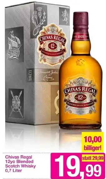Sutterlüty Chivas Regal 12yo Blended Scotch Whisky 0,7 Liter Angebot