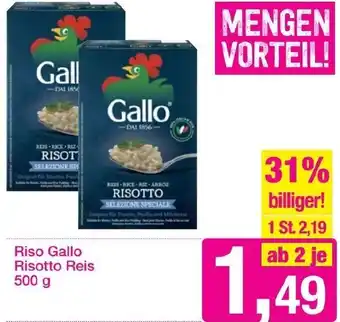 Sutterlüty Riso Gallo Risoto Reis 500 g Angebot