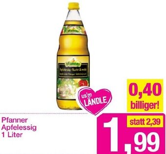 Sutterlüty Pfanner Apfelessig 1 Liter Angebot