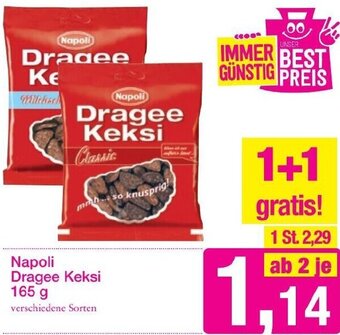 Sutterlüty Napoli Dragee Keksi 165 g Angebot