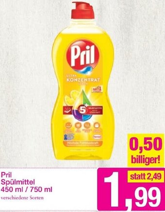 Sutterlüty Pril Spülmittel 450 ml/ 750 ml Angebot