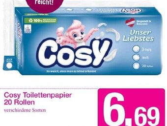 Sutterlüty Cosy Toilettenpapier 20 Rollen Angebot