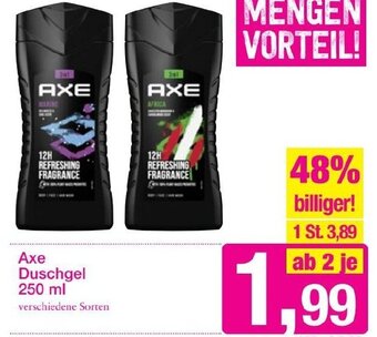 Sutterlüty Axe Duschgel 250 ml Angebot
