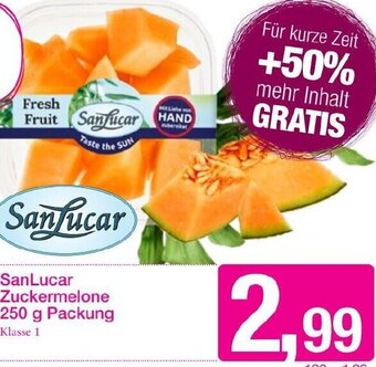 Sutterlüty SanLucar Zuckermelone 250 g Angebot
