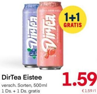 MPreis DirTea Eistee 500 ml Angebot