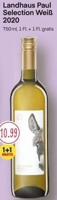 MPreis Landhaus Paul Selection Weiß 2020 750 ml Angebot