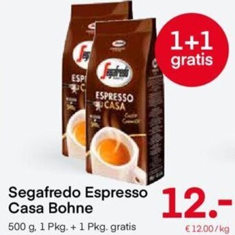 MPreis Segafredo Espresso Casa Bohne 500 g Angebot