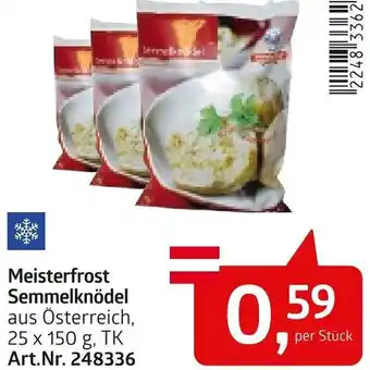 AGM Meisterfrost Semmelknödel 25 x 150 g Angebot