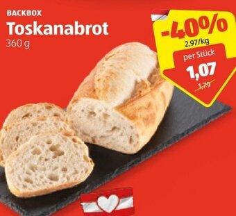 Hofer Backbox Toskanabrot 360 g Angebot