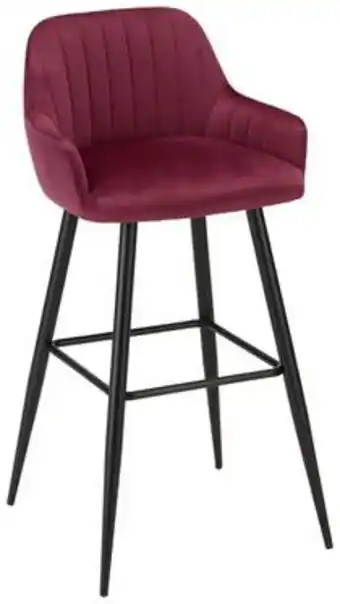 Mömax Barhocker aus samt in magenta Angebot